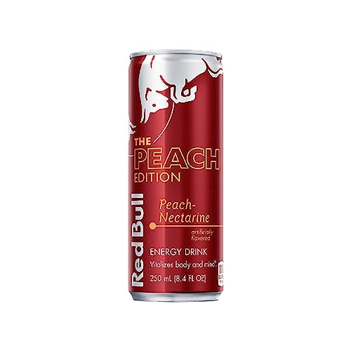 BeeQ - (Pack of 12) Red Bull Energy Drink Variety Pack - 5 Different Flavors : Original, Watermelon, Strawberry Apricot, Juneberry, Peach Nectarine -8.4 oz Cans - Thumbnail 6