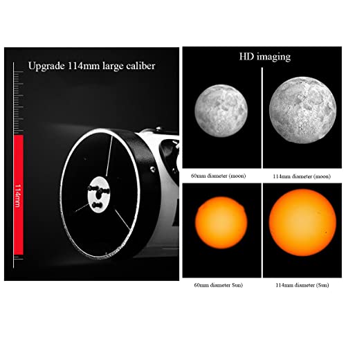 Telescopio Astronómico para Niños y Principiantes 114mm Apertura miniatura 2