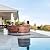 Mspa Round Inflatable Bubble Massage Spa, 4 to 6 Person Outdoor Hot Tub with 2 Covers (1 Standard and 1 Energy-Efficient Cover), Duet