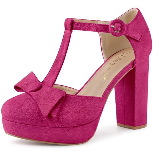 Image of Allegra K Women Halloween Party Chunky Platform Pumps Heels Dress Shoes
