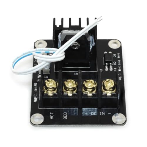 Image of Robocraze 3D Printer Add-On Heated Bed Power Expansion Module for Hot Bed High Power Module Mos Tube with Cable for 3D Printer Project