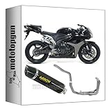 71712MK + 71354MI + 71355MI arrow 71712MK + 71354MI + 71355MI scarico completo omologato open indy-race carbonio fondello carby compatibile con honda cbr 600 rr 2007 2008 mototopgun