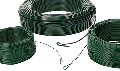 KOTARBAU® Rollo de Alambre de Acero plastificado con Acabado en Verde, Ø 1,00 mm - 100 m, Alambre de Atar Flexible para floristería o jardín, para Plantas trepadoras y hortalizas, Bricolaje - imagen 7
