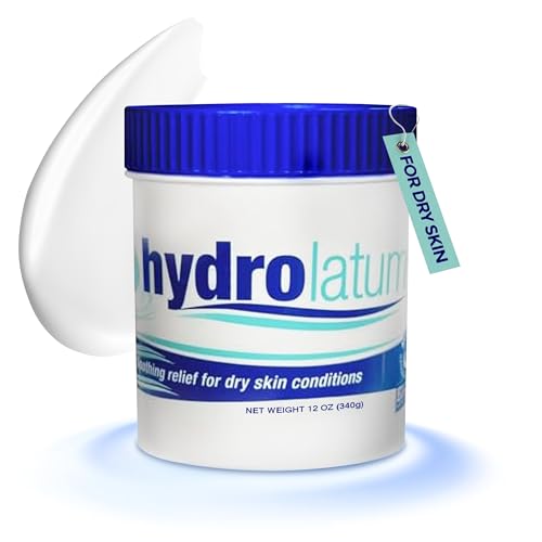 Image of Hydrolatum Moisturizing Cream Tub: Hydrating, Lightweight Non-Greasy Moisturizer for Women & Men, Nourishing Lotion for Sensitive Skin, Face & Body Cream for Soft, Smooth – 12oz