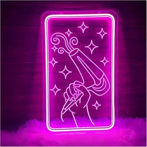 Lampe néon salon de beauté lumineuse et éclatante pour mur