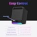 [RGB] USB Computer Speakers for Desktop/PC/Laptop | Small Plug-N-Play External Speaker with Dynamic RGB Light, Crystal-Clear Sound, Loud Volume, Deep Bass, Compatible with Windows/macOS/ChromeOS/Linux