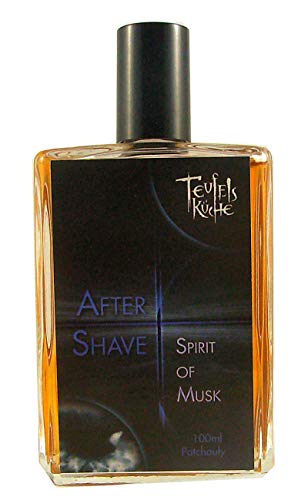 Après-rasage au patchouli Spirit of Musk pour apaiser les irritations et rougeurs du rasoir
