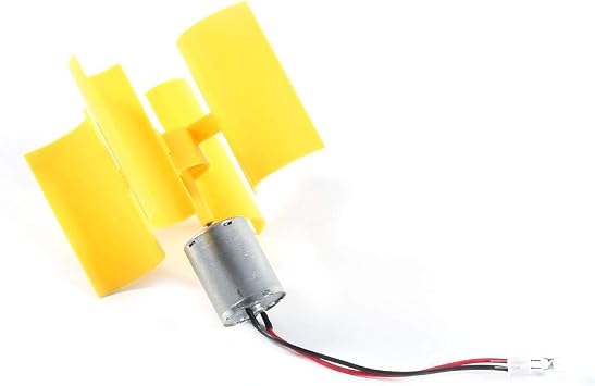 Vertical Wind Turbine Generator - Micro Wind Turbine Model Set - Motor Blades - Small Motor - DIY Science Model Experiment Kit for Children Learning and Teaching at Home