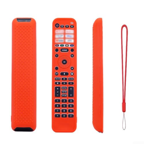 Funda para control remoto de TV, cubierta de silicona para Panasonic N2QBY A000057 A000060 a prueba de golpes, compatible con Panasonic N2QBYA000057 0060 funda de TV (rojo)