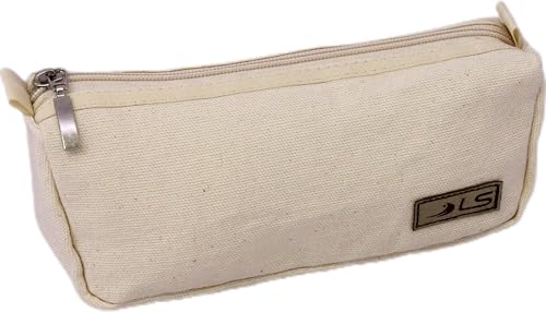 ESTOJO ESCOLAR SIMPLES EM LONA ALGODÃO CRU EE1262