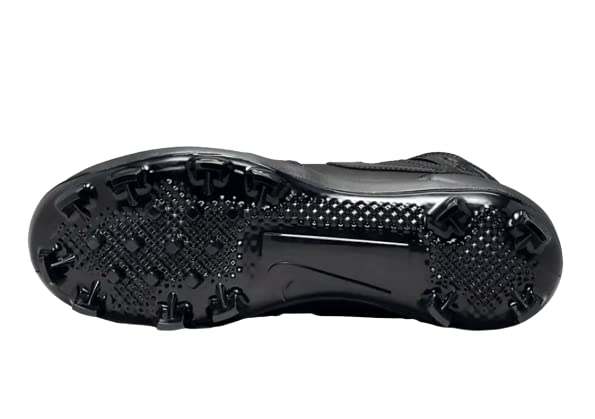 Jordan Air 1 Retro MCS Men's Baseball Cleats Triple Black Sz8.5