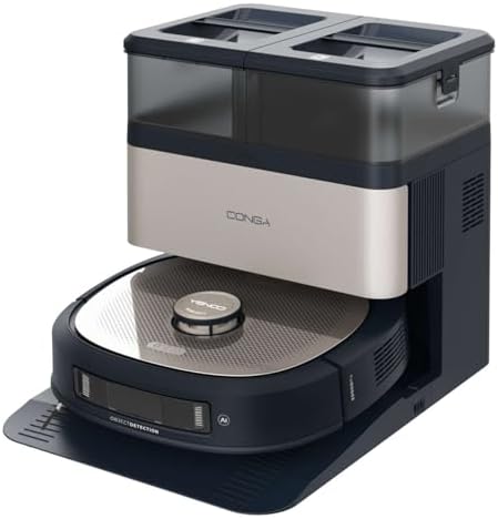 Cecotec Robot Aspirador y Friegasuelos con Estación Autovaciado, ...