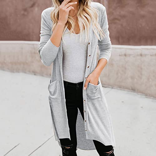 Chaleco mujer verano con botón y bolsillo corte mi-long casual 2