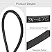 uxcell 3pcs 3V475 Rubber V Belt 47.5