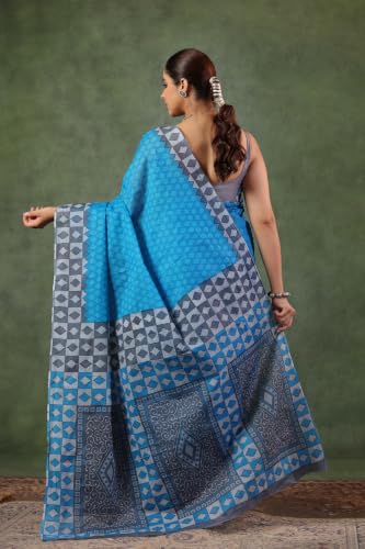 Image of TAMAIRA FASHION Mulmul Pure Cotton Saree For Woman |Office Wear Daily Wear Sarees For Women Without Blouse Piece(Available in 15 Colours)