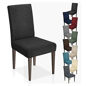 MAXIJIN Nieuwste Jacquard Eetkamer Stoel Cover Stretch Eetkamerparsons Stoel Slipcover Verwijderbare Stoel Meubels…