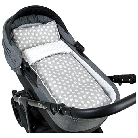 BABYLUX Babydecke MINKY PLÜSCH Kuscheldecke Decke 75 x 60 cm + KISSEN 2 Tlg Set Cover