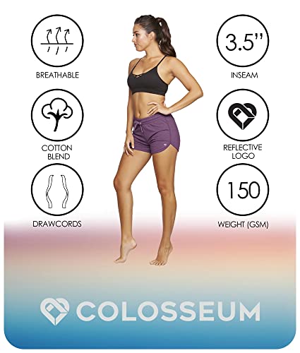 Image of Colosseum Active Women's Simone Cotton Blend Yoga and Running Shorts