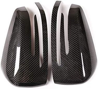 Miniatura 6 de LLKUANG Estilo de fibra de carbono lateral espejo retrovisor tapa tapa ajuste para Mercedes benz ML GL GLE GLS clase