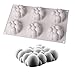 Forma silikonowa chmurka Cloud silikonowa forma do ciasta w kształcie chmury, do kontaktu z żywnością, silikonowa forma do pieczenia, do małych ciast, mrożonego mydła, puddingu czekoladowego
