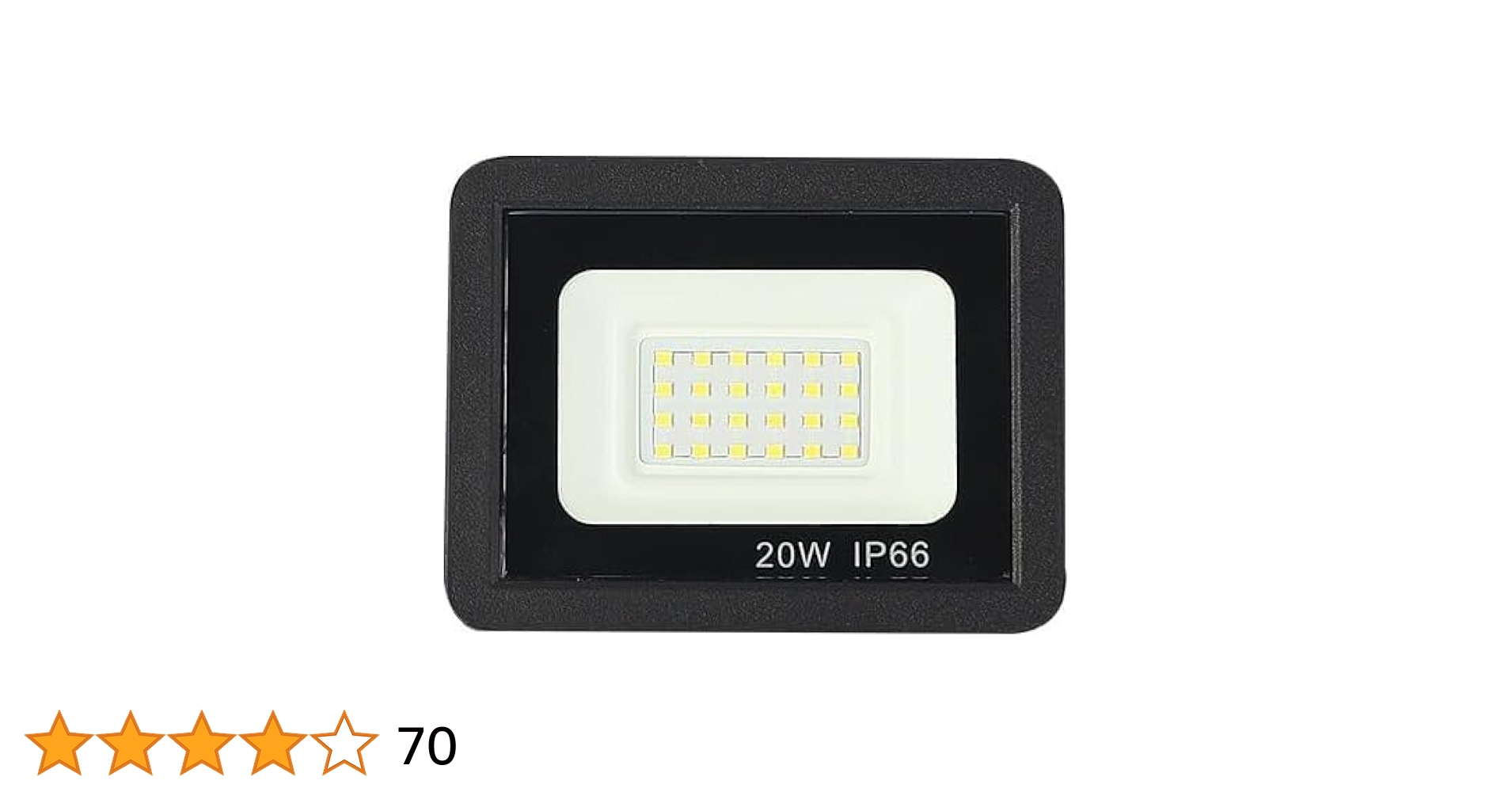 Amazon.co.jp: LED 投光器 作業灯 20W IP66防水 2300LM フラッド