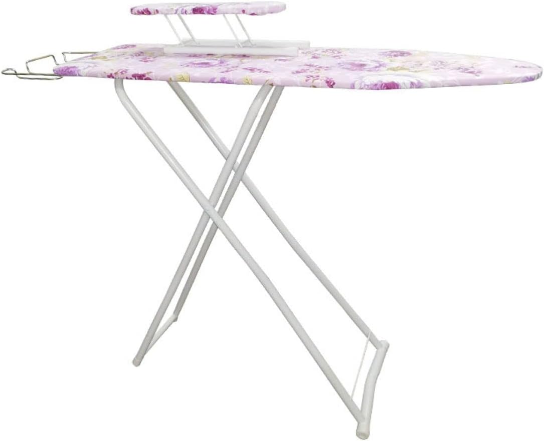 Ironing Board 2 Set With Mini Sleeve Board, Folding Legs, Cotton Cover, Portable Lightweight Heat Resistant, Height Adjustable, Perfect for Laundry Home