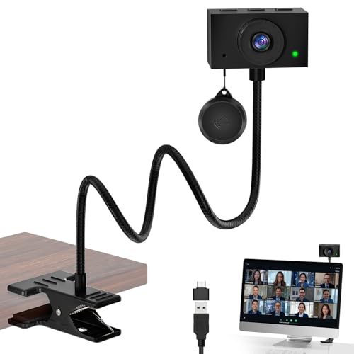 Webcam for PC, 1080P Streaming Camera, Web Camera for Desktop Computer/Laptop Webcam with Microphone, Plug and Play USB Web cam, Manual Focus, for Live Streaming, Video Calls, Meetings (black)