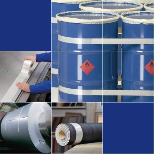 Image of AR Cross Filament Strapping Tape (Size - 2 Inch x 50 Meter) Heavy Duty Transparent Reinforced Fiberglass Pack of 1