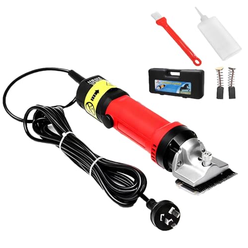 SHUMIAO Horse Clippers Electric Professional 690W Heavy Duty Animal Grooming Clipper with 6-Speed Adjustment for Horses Cows Goats Llamas
