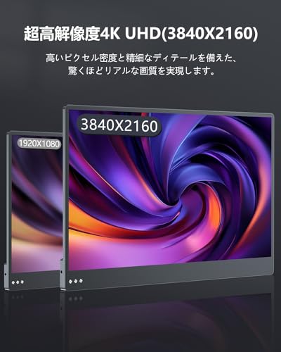EVICIV 13.3インチ 4Kモバイルモニター