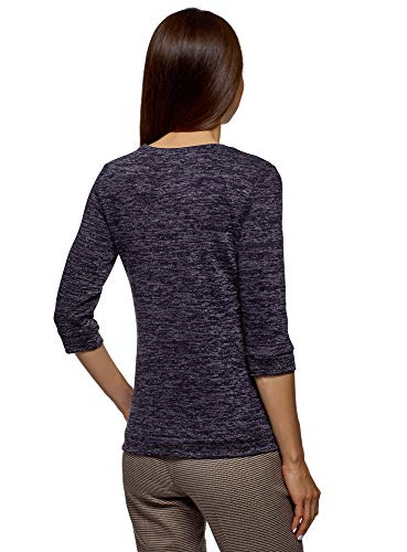 Oodji Ultra Donna Maglioncino in Lurex con Scollo