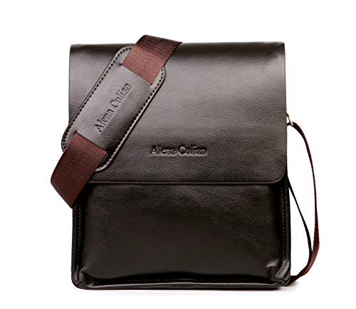 Messenger Bag For Men Classic Business Crossbody Shoulder Bags Casual Man Bag(brown)