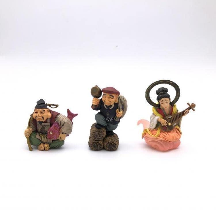 Amazon.co.jp: 海洋堂 七福神 根付8種セット : DIY・工具・ガーデン