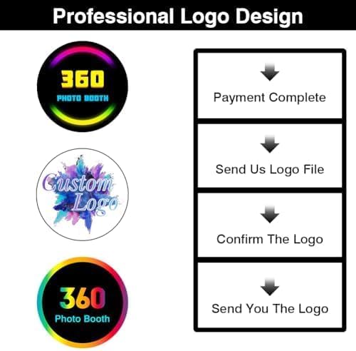 360 Photo Booth Machine for Parties, 360 Selfie Camera Booth with Slow Motion Rotating Video, Flight Case (31.5 inches)