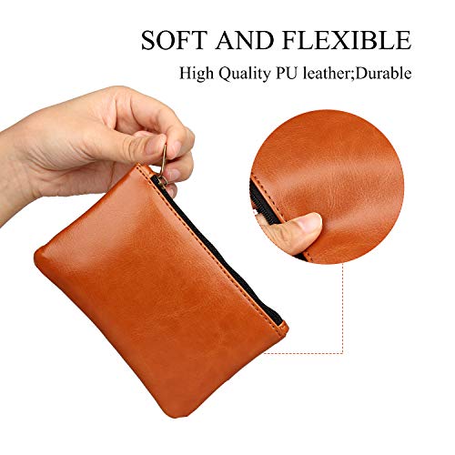 Estuche de cuero para tabaco de pipa con forro de goma elegante modelo B 2