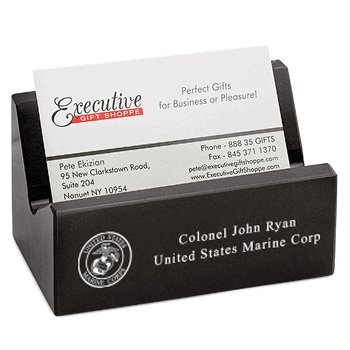US Marines Desktop Business Card Holder
