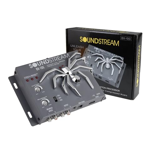 SoundStream BX-10G Bass Restoration Processor with Parametric Bass Equalizer, Digital Bass Processor...