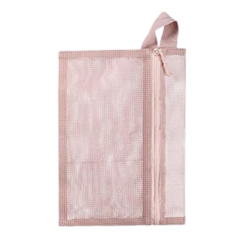 ジッパー付きメッシュポーチ - 旅行用洗濯バッグ,旅行 キャンプ コスメ 寮 出張 海 ホーム 文房具 大学用 携帯便利収納バッグ