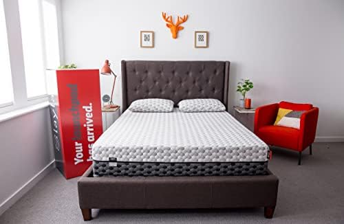 Layla 10” Copper Infused Memory Foam Mattress, Flippable One Side Soft - Other Side Medium Firm, 2 Free Memory Foam Pillows (Twin)