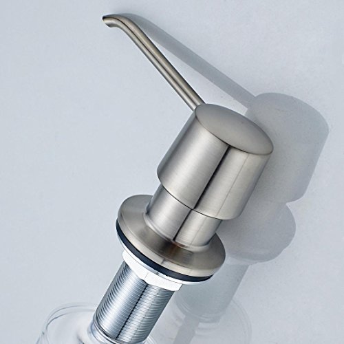 Fapully UNKNOWN Commercial Bathroom Brushed Nickel Deck Mount Kitchen Under Sink Liquid Dish Soap And Lotion Dispenser,Countertop In Counter Kitchen Soap Dispenser thumb #3