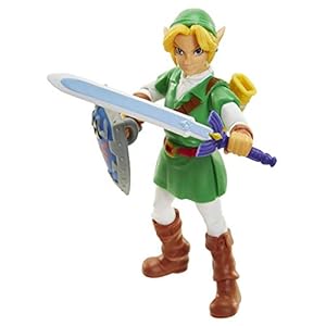 World of Nintendo The Legend of Zelda: Ocarina of Time Link Action Figure 4 Inches