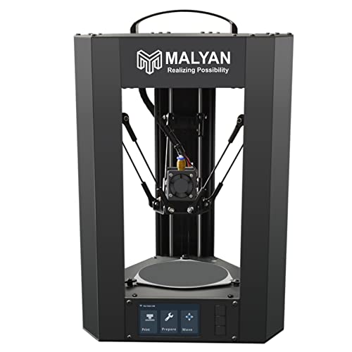 MALYAN Mini imprimante 3D Delta M300 - Imprimante 3D FDM prÃªte Ã  l'emploi pour enfants et dÃ©butants, carte microSD prÃ©installÃ©e avec modÃ¨les 3D imprimables, dimensions d'impression : 110 x 120 mm