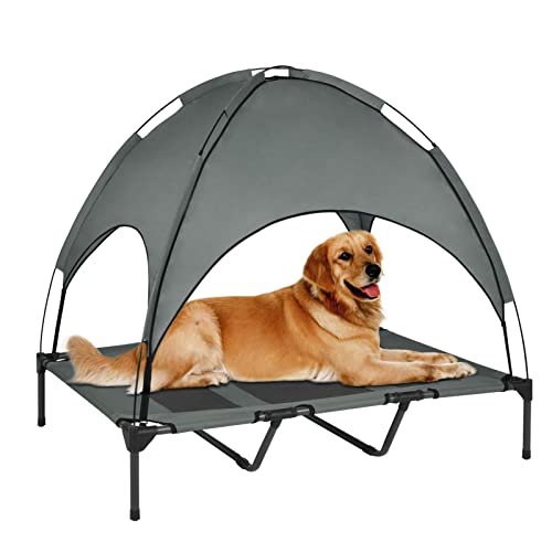 List of Ten Best Elevated Dog Bed With Canopy Top Picks 2023 Reviews