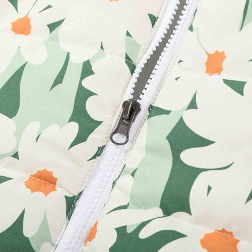 SUNDAY ROSE Boys Girls Hooded Puffer Vest Lightweight Sleeveless Quilted Waistcoat Outerwear4