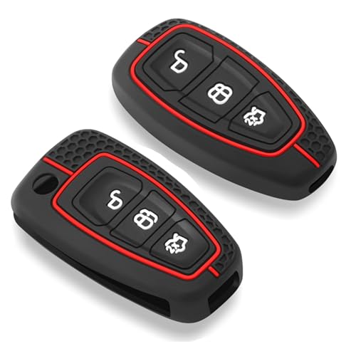 Housse télécommande pour Ford C-Max Mondeo protection clé noire - 2