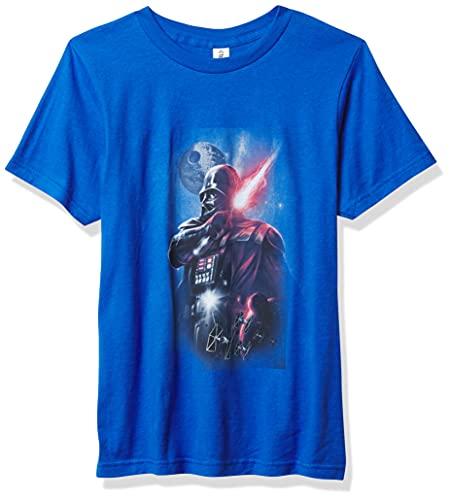 T-shirt Star Wars Dark Lord pour garçon en coton bleu roi taille S
