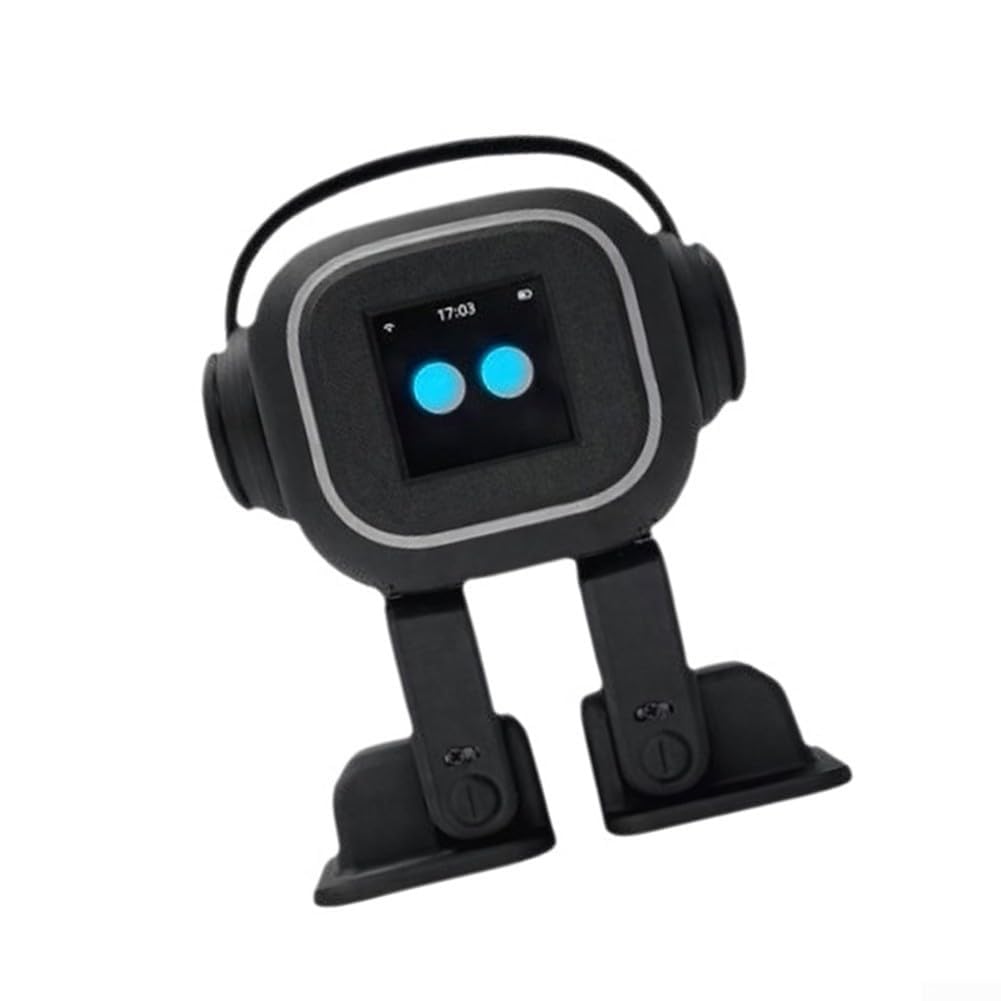 AI For Companion Chatbot Robot, robot emo con controllo vocale rilevamento emotivo interazione touch Ai Chatbot per Companionc canto danza (nero)