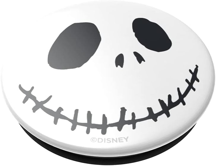 PopSockets: PopGrip with Swappable Top for Phones & Tablets - Nightmare - Jack Skellington