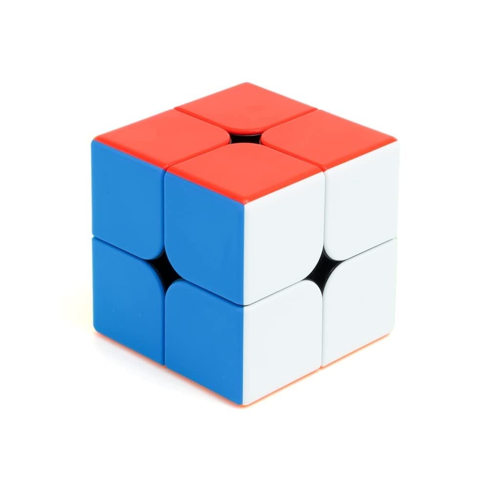 Kiddie Galaxia 2x2 Cube Sticker Less Speed Cube Magic Cube Puzzle Toy for Kids & Adults Magic Speedy Stress Buster Brainstorming Puzzles Cube High Speed Ultimate Smooth Multicolour Toy (2x2x2 Cube)