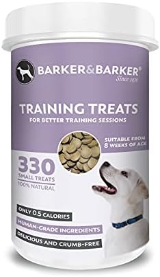 Barker and Barker Low Fat Dog Training Treats Small Garlic & Liver Treats (330 treats - pot)